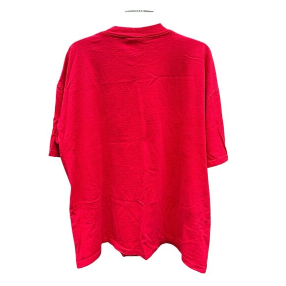 Vintage 1997 Kansas City Chiefs‎ Riddell T-Shirt Single Stitch 90s XXL-READ Hole - Picture 7 of 12